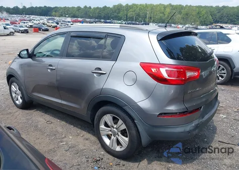 2012 Kia Sportage Lx from USA, damaged, VIN KNDPB3A21C7300457